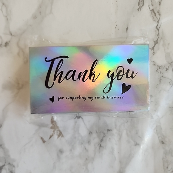 620 pieces Thank You Cards, stickers and bag - Picture 6 of 9